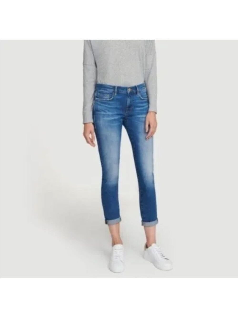 Frame Denim Le Garcon Slim Boyfriend Jeans In Riley Sz 25